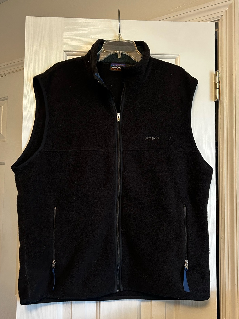 Men’s Black Patagonia Sweater Vest (XL)